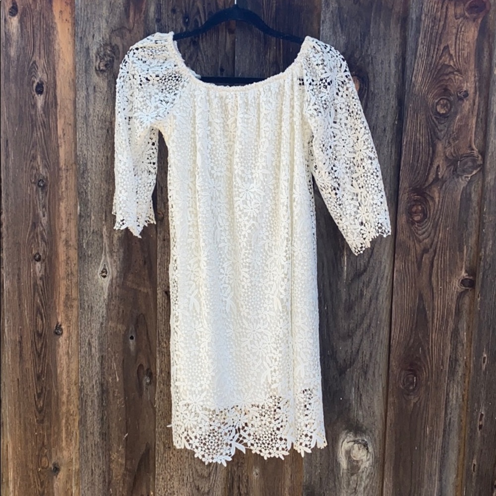 Floral knit dress